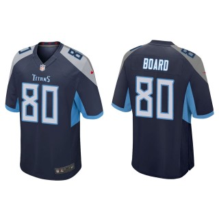 Men's Tennessee Titans C.J. Board Navy Game Jersey
