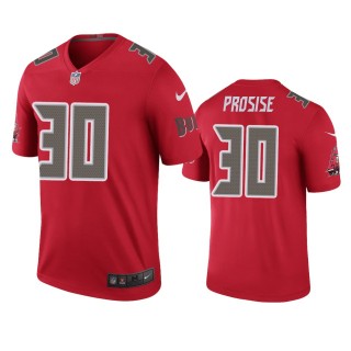 Tampa Bay Buccaneers C.J. Prosise Red Color Rush Legend Jersey
