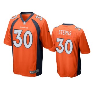 Denver Broncos Caden Sterns Orange Game Jersey