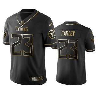 Titans Caleb Farley Black Golden Edition Vapor Limited Jersey