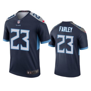 Tennessee Titans Caleb Farley Navy Legend Jersey - Men's