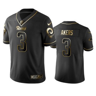 Cam Akers Rams Black Golden Edition Vapor Limited Jersey