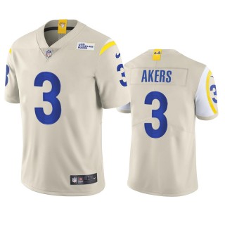 Cam Akers Los Angeles Rams Bone Vapor Limited Jersey