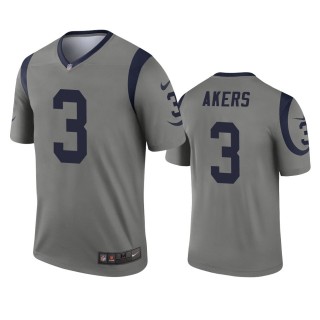 Los Angeles Rams Cam Akers Gray Inverted Legend Jersey