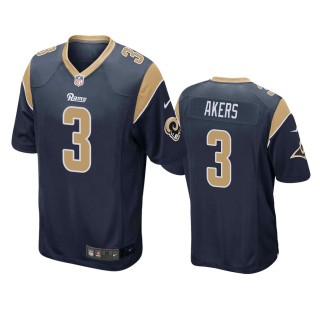 Los Angeles Rams Cam Akers Navy Game Jersey