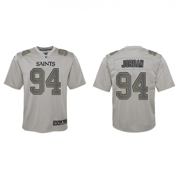 Cameron Jordan Youth New Orleans Saints Gray Atmosphere Game Jersey