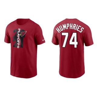 Men's Cardinals D.J. Humphries Cardinal 2021 NFL Playoffs T-Shirt