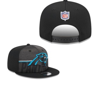 Men's Carolina Panthers Black 2023 NFL Training Camp 9FIFTY Snapback Hat