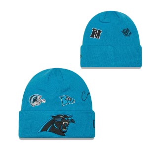 Men's Carolina Panthers Blue Identity Cuffed Knit Hat