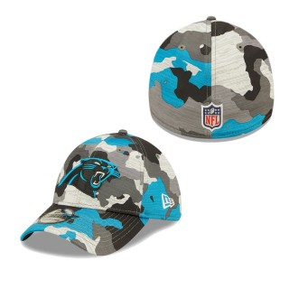 Men's Carolina Panthers Camo 2022 NFL Training Camp Official 39THIRTY Flex Hat