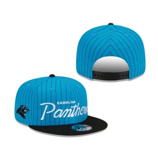 Carolina Panthers Pinstripe 9FIFTY Snapback Hat