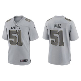 Cesar Ruiz New Orleans Saints Gray Atmosphere Fashion Game Jersey