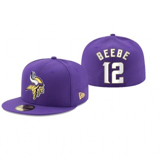 Minnesota Vikings Chad Beebe Purple Omaha 59FIFTY Fitted Hat
