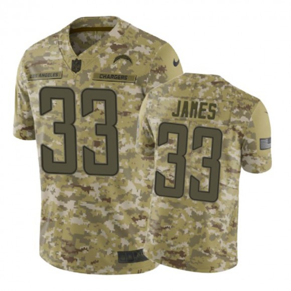 Los Angeles Chargers #33 2018 Salute to Service Derwin James Jersey Camo -Nike Limited