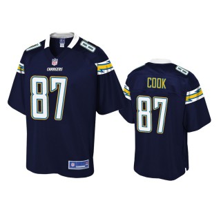 Los Angeles Chargers Jared Cook Navy Pro Line Jersey - Men's