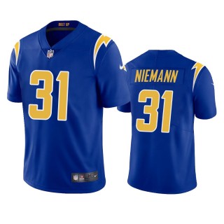 Los Angeles Chargers Nick Niemann Royal Vapor Limited Jersey