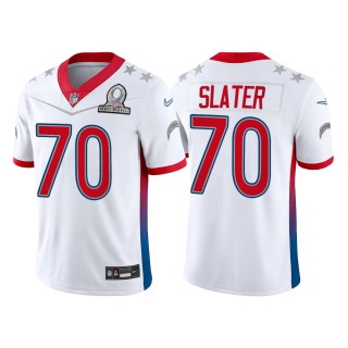 Rashawn Slater Chargers 2022 AFC Pro Bowl Game Jersey White