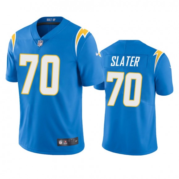 Los Angeles Chargers Rashawn Slater Powder Blue 2021 NFL Draft Vapor Limited Jersey