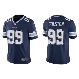 Men's Dallas Cowboys Chauncey Golston Navy Vapor Limited Jersey