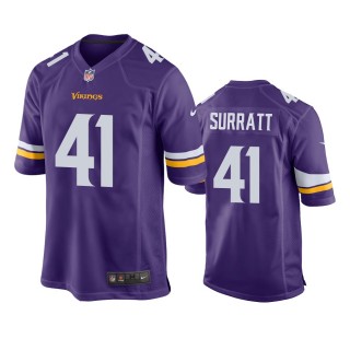 Minnesota Vikings Chazz Surratt Purple Game Jersey