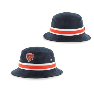 Men's Chicago Bears '47 Navy Striped Bucket Hat