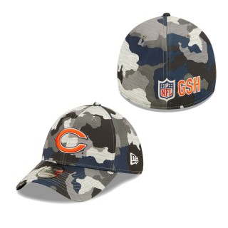 Men's Chicago Bears Camo 2022 NFL Training Camp Official 39THIRTY Flex Hat