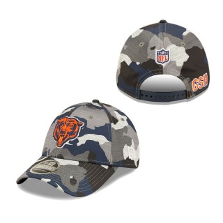 Men's Chicago Bears Camo 2022 NFL Training Camp Official Mascot 9FORTY Adjustable Hat