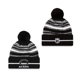 Chicago Bears Cold Weather Black Sport Knit Hat