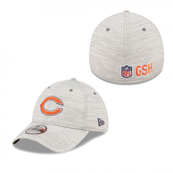 Men's Chicago Bears Gray 2022 NFL Training Camp Official Coach 39THIRTY Flex Hat