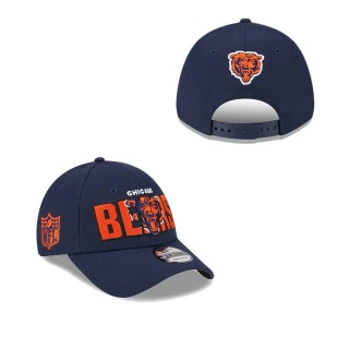 Men's Chicago Bears Navy 2023 NFL Draft 9FORTY Adjustable Hat