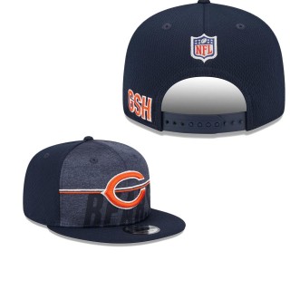 Men's Chicago Bears Navy 2023 NFL Training Camp Primary Logo 9FIFTY Snapback Hat