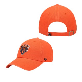 Men's Chicago Bears Orange Secondary Clean Up Adjustable Hat