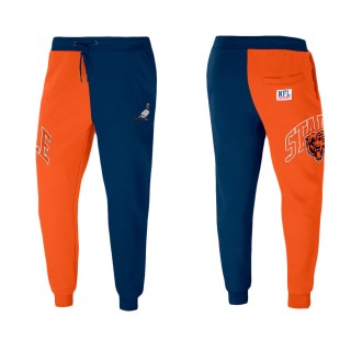 Men's Chicago Bears NFL x Staple Orange Split Logo Fleece Pants