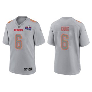 Chiefs Bryan Cook Gray Super Bowl LVIII Atmosphere Fashion Game Jersey