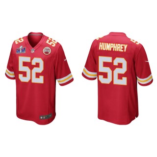 Chiefs Creed Humphrey Red Super Bowl LVIII Game Jersey