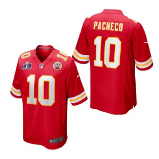 Kansas City Chiefs Isiah Pacheco Red Super Bowl LVIII Game Jersey