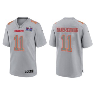 Chiefs Marquez Valdes-Scantling Gray Super Bowl LVIII Atmosphere Fashion Game Jersey