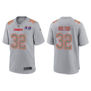 Chiefs Nick Bolton Gray Super Bowl LVIII Atmosphere Fashion Game Jersey