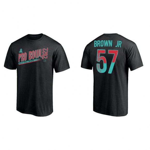 Orlando Brown Jr. Black 2022 AFC Pro Bowl T-Shirt