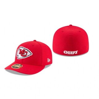 Kansas City Chiefs Red Omaha Low Profile 59FIFTY Structured Hat