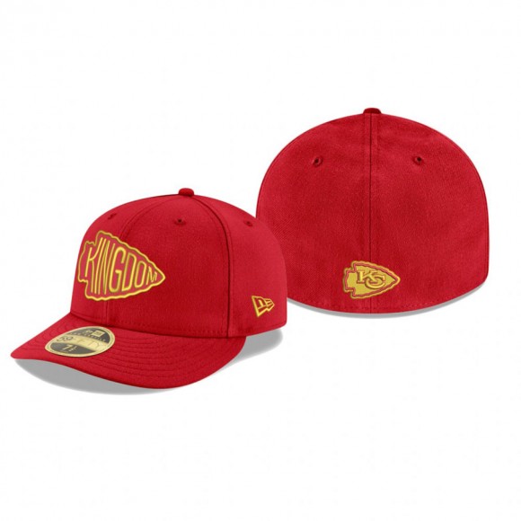 Kansas City Chiefs Red Omaha Low Profile 59FIFTY Team Hat