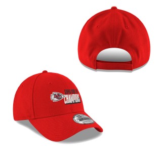 Men's Kansas City Chiefs Red Super Bowl LVII Champions Slice 9FORTY Adjustable Hat