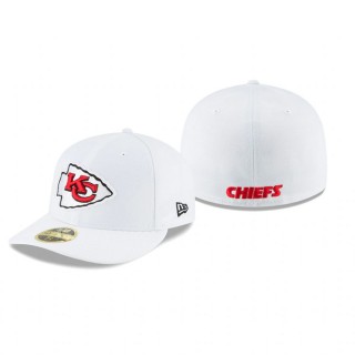 Kansas City Chiefs White Omaha Low Profile 59FIFTY Hat
