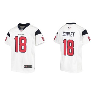 Chris Conley Youth Houston Texans White Game Jersey