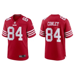 49ers Chris Conley Scarlet Game Jersey