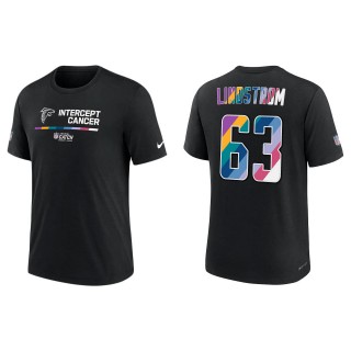 Chris Lindstrom Atlanta Falcons Black 2022 NFL Crucial Catch Performance T-Shirt