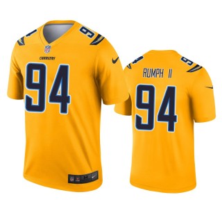 Los Angeles Chargers Chris Rumph II Gold Inverted Legend Jersey