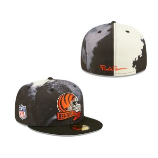 Cincinnati Bengals 2022 Sideline Ink Dye 59FIFTY Fitted Hat