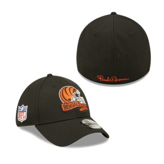 Men's Cincinnati Bengals Black 2022 Sideline 39THIRTY Coaches Flex Hat