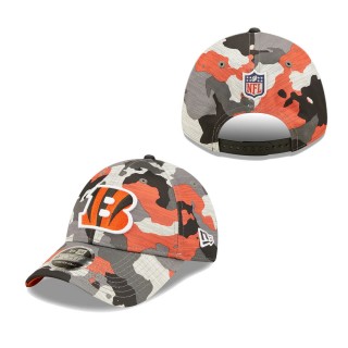Men's Cincinnati Bengals Camo 2022 NFL Training Camp Official 9FORTY Adjustable Hat